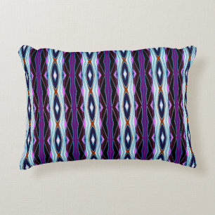 Unique Purple Pattern Decorative Cushion