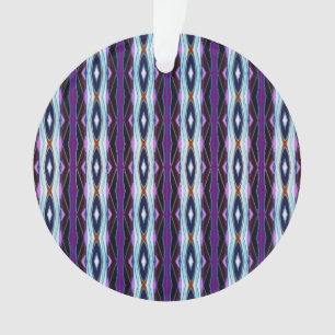 Unique Purple Pattern Ornament