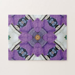 Unique Purple White Puzzle Challenge