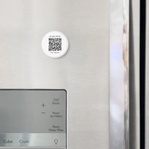 Unique QR Code Design Circle Magnet
