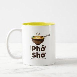 Unique Ramen Pho Sho Mug Yellow