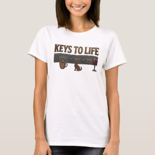 Unique Red COFFEE THEN WINE Trendy Tee