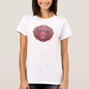 Unique Red TEACH MODE OFF Designer Graphic T-Shirt