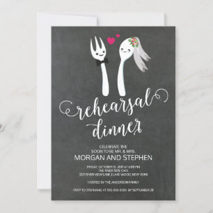 Unique Rehearsal Dinner Invitation