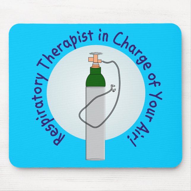 Unique Respiratory Therapist Gifts Mouse Mat (Front)