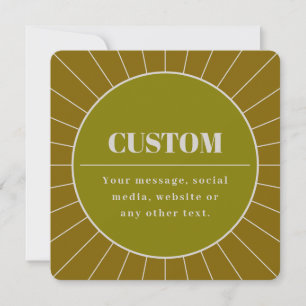 Unique Retro Inspired Editable Design Template