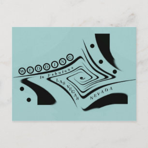 UNIQUE RETRO WEDDING In Las Vegas Postcard