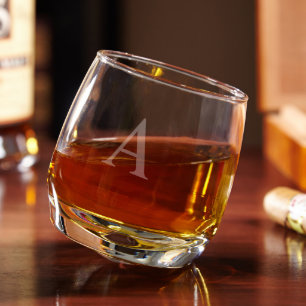 Unique Roly Poly Rocking Whiskey Glass