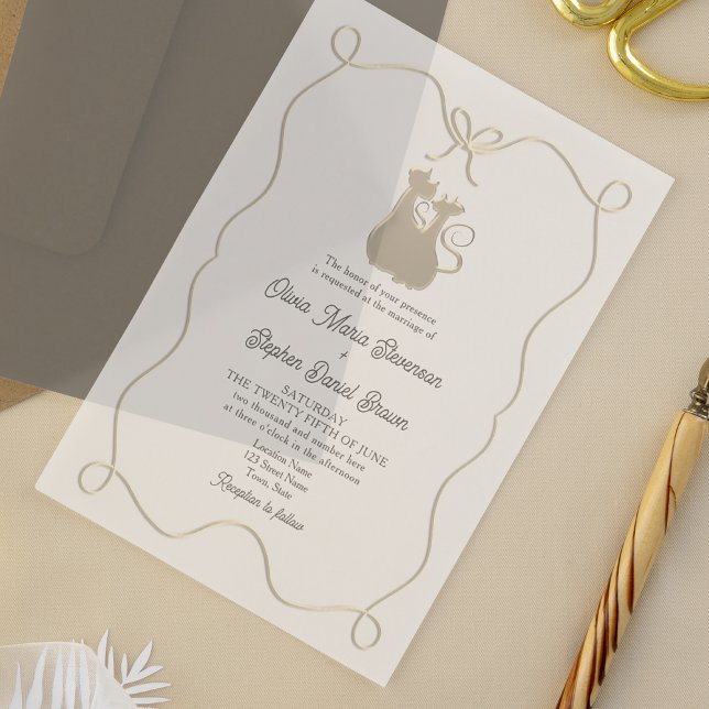 Unique Romantic Wedding Acrylic Invitations (Creator Uploaded)