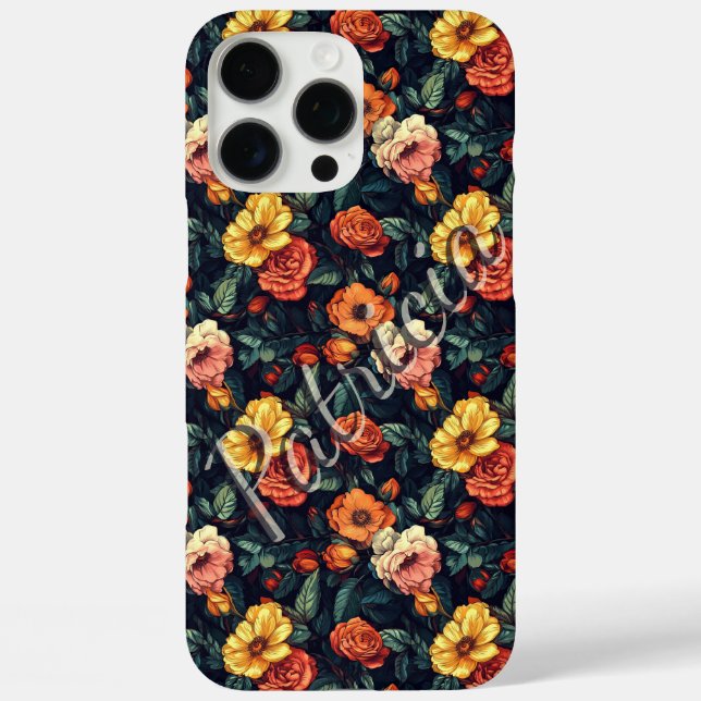Unique Rose Customisable Iphone Case For Babe (Back)