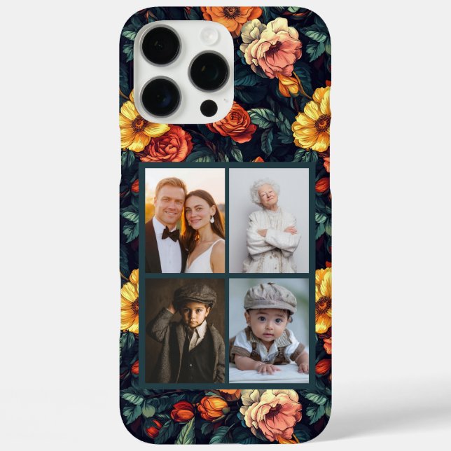 Unique Rose Customisable Photo Iphone Case For You (Back)