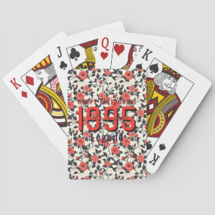 Unique Rose Themed Teen Birthday Playing Cards