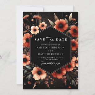 Unique Rustic Terracotta Wedding  Save The Date