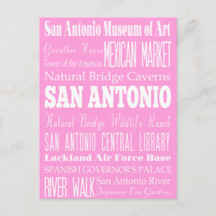 Unique San Antonio, Texas Gift Idea Postcard