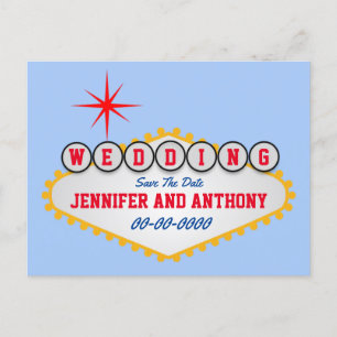 Unique Save The Date Holiday Postcard