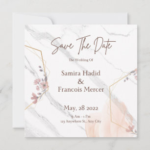 Unique Save The Date Wedding Invitation