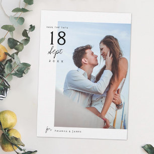Unique Save the Dates with Photo Invitation