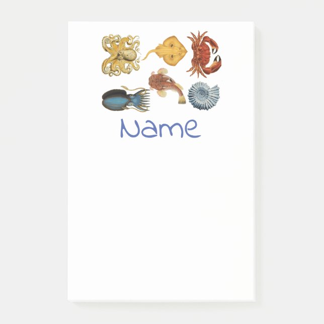 Unique Sea Beings Assortment Thunder_Cove  Post-it Notes (Front)