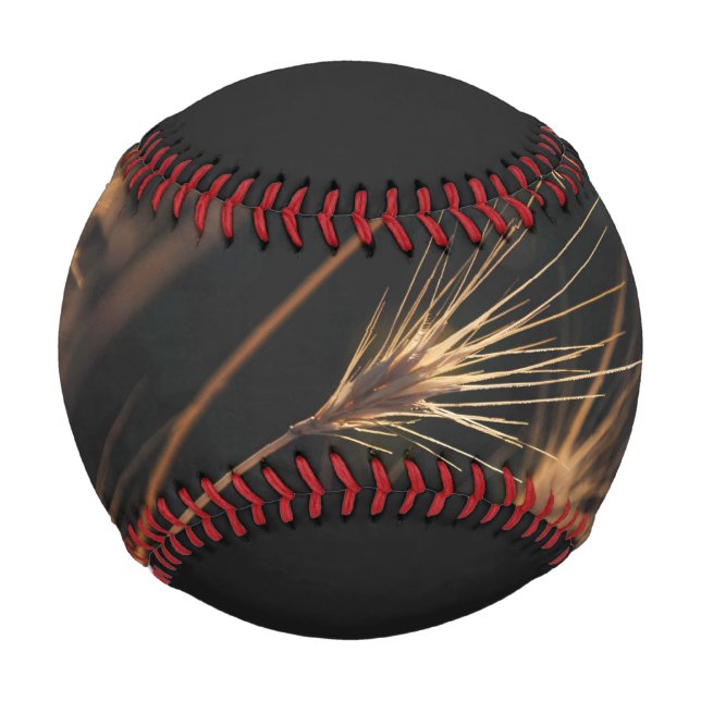 Unique Short Bursting Wild Grass Baseball (Front)