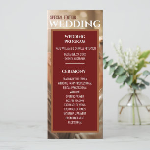 Unique simple magazine cover Flat Program Programme