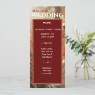 Unique simple magazine cover menu