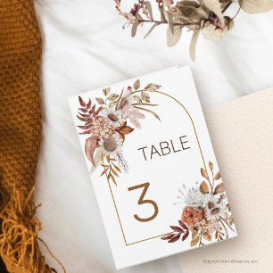 Unique Simple Script Photo Wedding Table Number