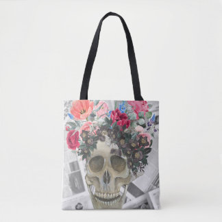Unique Skull Print Tote Bag, Beautiful and Stylish Bag