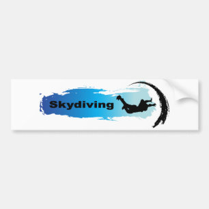 Unique Skydiving Bumper Sticker