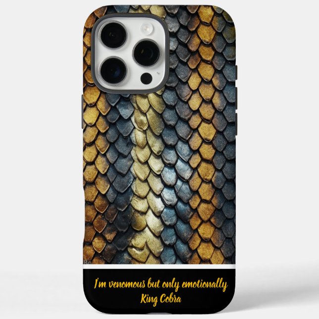Unique snakeskin with intricate patterns Case-Mate iPhone case (Back)