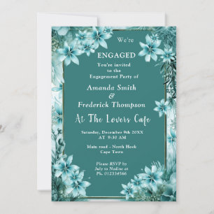 Unique Snowflake Festive Winter Design Invitation
