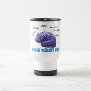 Unique Social Worker Gifts-A Social Worker's Mind Travel Mug