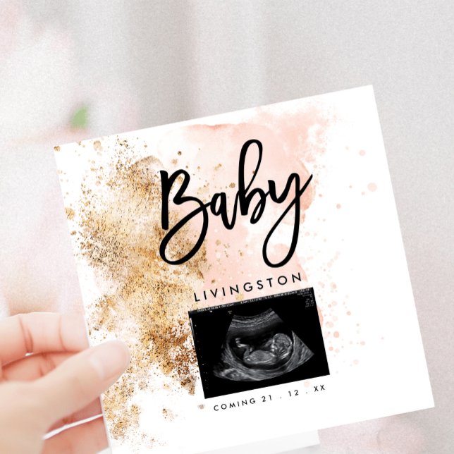 Unique Sonogram Coming Soon New Baby Pregnancy  Announcement (Creator Uploaded)