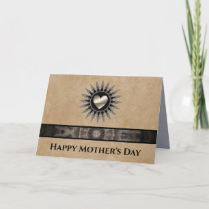Unique Southwestern Mother's Day Card with Heart