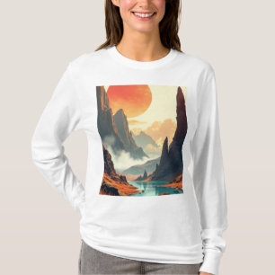 Unique Space Art for Home, Office, and Educational T-Shirt