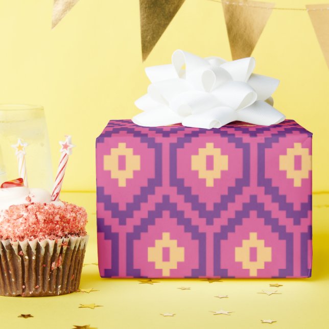 Unique Sparkling Geometric Gift Mother'S Day Wrapping Paper (Birthday Party)