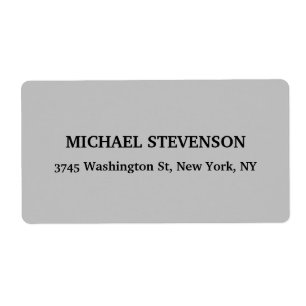 Unique Special Classical Grey Minimalist Plain