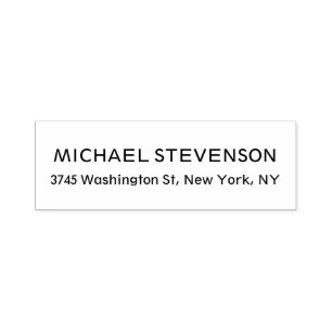 Unique Special Personal Return Address Label Self-inking Stamp