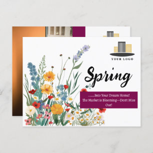Unique Spring Real Estate  Postcard