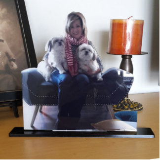 Unique Stand Up Acrylic Photo Sculpture Statuette