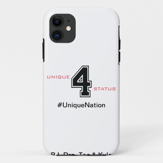 UNIQUE STATUS 4 iPhone Case (Back)