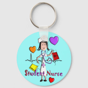 Unique Student Nurse Gifts 3D Graphics Key Ring