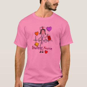 Unique Student Nurse Gifts 3D Graphics T-Shirt