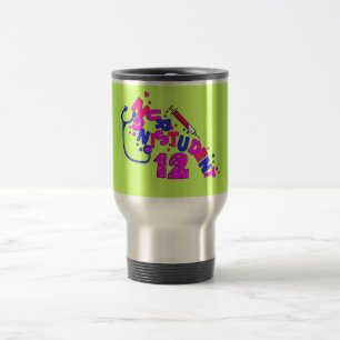 Unique Student Nurse Gifts 3D Graphics Travel Mug