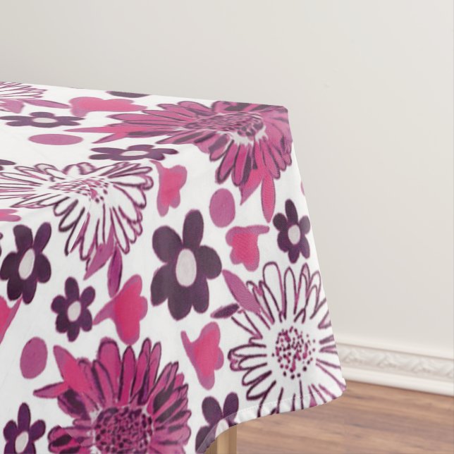 Unique Stylish Floral Vintage Pattern Tablecloth (In Situ)