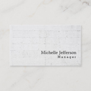 Unique Stylish Wall Design Business Card