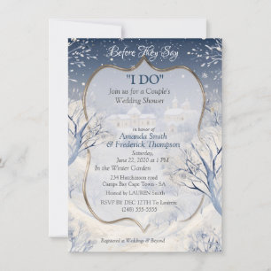 Unique Sun in the Winter Design Invitation