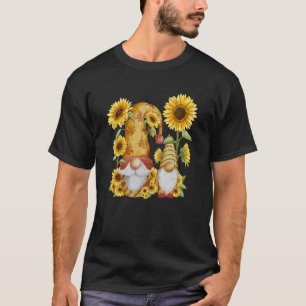 Unique Sunflower Gnome For Women And Hippies Cute T-Shirt