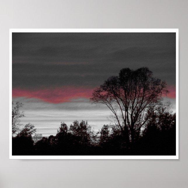 Unique Sunset Poster (Front)