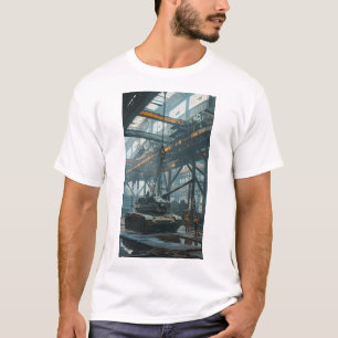 Unique Tank Crane T-Shirt