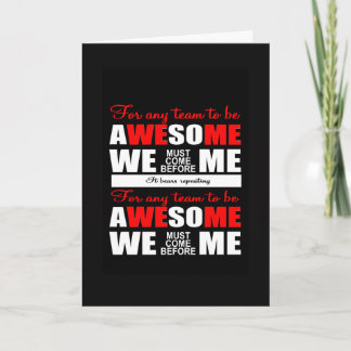 unique teamwork motivational quote card